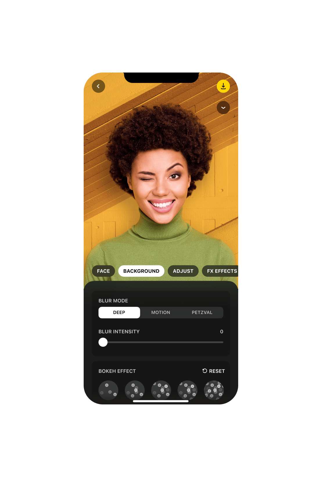 Background replace and blur